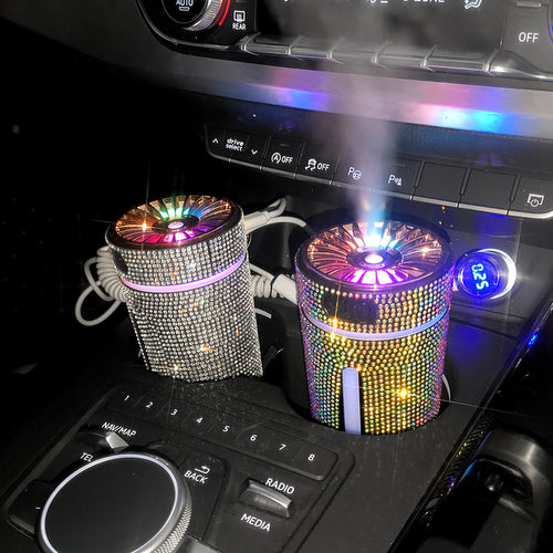Diamant-Luftbefeuchter mit LED-Licht - Detailansicht - Fruvik